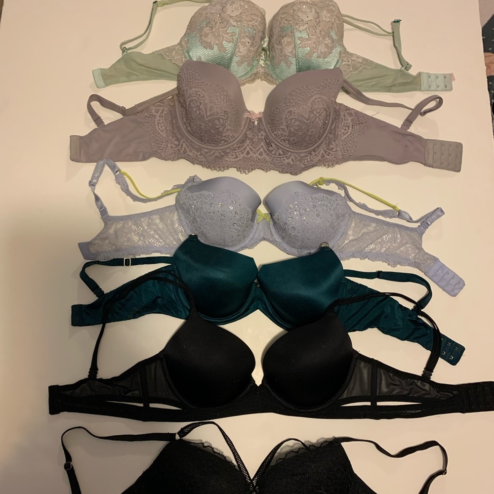 SIX Victoria’s Secret Bras. All size 34D